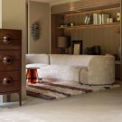 WOOOD MERGE DRESSER 6 DRAWERS WOOD BROWN/RED thumbnail