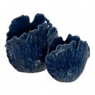 VASE BLUE CERAMIC DECORATION 20 X 12 X 18 CM (2stk) thumbnail