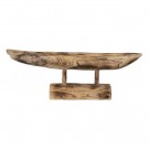CENTER TABLE FISH PAULONIA WOOD 76 X 13 X 26 CM thumbnail