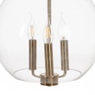 CEILING LAMP GOLD METAL / GLASS LIGHTING 30 X 30 X 60 CM thumbnail