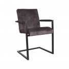 MILO DINING CHAIR ANTRACIT VELOUR thumbnail