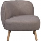 WOOOD HAZEL SMALL SOFA RIGHT GREIGE thumbnail