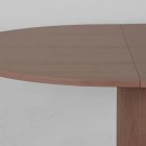 OLIVIA DINING TABLE WALNUT 150 CM + 50 CM thumbnail