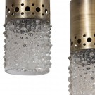 Sprinkle hengelampe 5 lamper antikk messing thumbnail