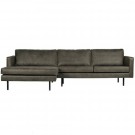 WOOOD RODEO CHAISE LONGUE LEFT ARMY thumbnail