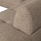 WOOOD Lloyd hjørnesofa høyre grovvevd brunmelert thumbnail