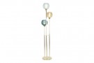 FLOOR LAMP METAL GLASS 30X30X172 BALLS GOLDEN LA-207924 thumbnail