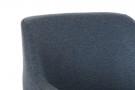 ARMCHAIR POLYESTER METAL 66X62X75 BLUE thumbnail