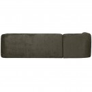 WOOOD SLOPING CORNER SOFA LEFT STRUCTURE VELVET FROST thumbnail