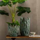 VASE BLUE CERAMIC DECORATION 32 X 32 X 55 CM thumbnail