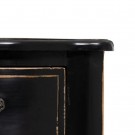 Kommode svart elmtre 110x50x90 thumbnail