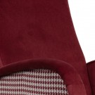 Lenestol bordeaux stoff-metall 68x97x86 thumbnail