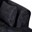 Sjeselongsofa mørkegrå 114x155x92 thumbnail