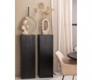 INGE PIDESTALL BLACK 35X35X110 CM thumbnail