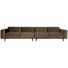 WOOOD STATEMENT XL 4-SEATER 372 CM VELVET TAUPE thumbnail