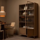 WOOOD RONJA CABINET XL METAL MILITARY BROWN thumbnail