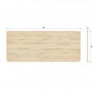 WOOOD KOMBI-TABLO XL BORDPLATE EIK 240X100 & DRENTHE BEN [fsc]  thumbnail