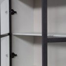 Vtwonen BASIC 4-DRS DISPLAY CABINET PINE MIST [fsc] thumbnail
