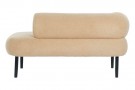COUCH POLYESTER METAL 127,5X73,5X64 BEIGE thumbnail