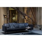 WOOOD RODEO SOFA 3-SEATER BLACK thumbnail