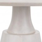 DINING TABLE WHITE MANGO WOOD ROOM 100 X 100 X 78 CM thumbnail