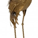 FIGURE HERON GOLD METAL DECORATION 24 X 19 X 87 CM thumbnail