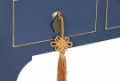 CHAIN MDF 96X26X80 orient blå. thumbnail