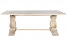TABLE SOLID WOOD MANGO 215X100X76 DECAPE WHITE thumbnail