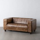 2 seter sofa brun 146x76x63 thumbnail
