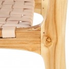 Krakk beige teak tre-skinn 45x57x95 thumbnail