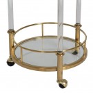 CAMARERA FURNITURE GOLDEN METAL ROOM 50 X 50 X 82 CM thumbnail