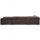 WOOOD CLOUD CORNER SOFA LEFT WOVEN CHENILLE WARM BROWN thumbnail