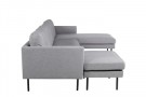 Zoom  u-sofa grå thumbnail