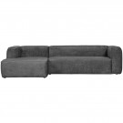 WOOOD BEAN CORNER SOFA LEFT STRUCTURE VELVET CLOUD SKY thumbnail