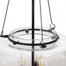 CEILING LAMP BLACK METAL / GLASS 35 X 35 X 72 CM thumbnail