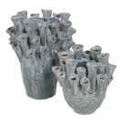VASE BLUE CERAMIC DECORATION 26 X 26 X 21  thumbnail
