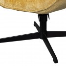 WOOOD WIBO SWIVEL ARMCHAIR IN CHINELLE FABRIC - CARRIE  thumbnail