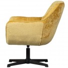 WOOOD WIBO SWIVEL ARMCHAIR IN CHINELLE FABRIC - CARRIE  thumbnail