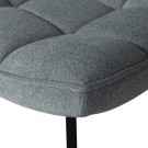 WOOOD MAUDI SWIVEL ARMCHAIR IN POLYESTER - COLOR: LIGHT STONE BLUE thumbnail