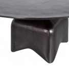WOOD Foss sofabord aluminium 40xø75cm antikk sort / brun thumbnail