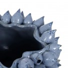 VASE BLUE CERAMIC DECORATION 37 X 36 X 24 CM thumbnail
