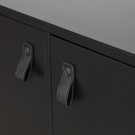 Vt Lower skap med to dører dyp sort inkl metallramme [fsc] thumbnail