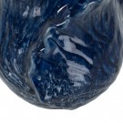 VASE BLUE CERAMIC DECORATION 17 X 16 X 20 CM thumbnail