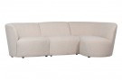 WOOOD COCO 3-SEATER ROUNDED RIGHT BOUCLÉ CREAM thumbnail