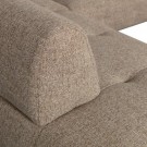 WOOOD Lloyd hjørnesofa venstre grovvevd brunmelert thumbnail