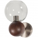 Babble vegglampe glass valnøtt thumbnail