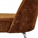 WOOOD VOGUE DINING CHAIR 3D CHENILLE MID BROWN CHROME thumbnail