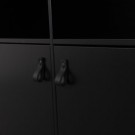 Vt Lower skap med to hyller, og to dører blandet furu dyp svart [fsc] thumbnail