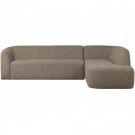 WOOOD SLOPING CORNER SOFA RIGHT LIGHT BROWN MELANGE thumbnail