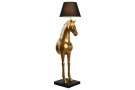 FLOOR LAMP RESIN 47X40X153 HORSE GOLDEN LA-214656 thumbnail